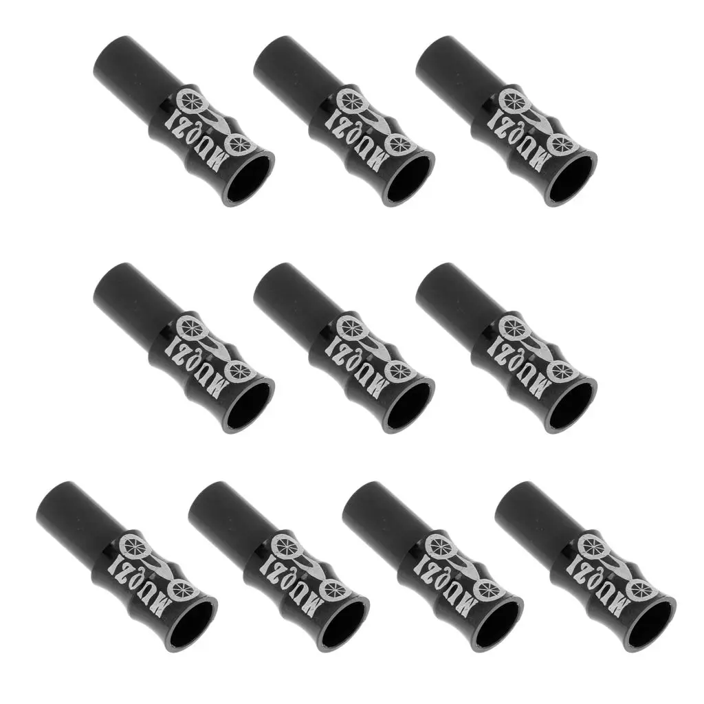 10 Pcs Aluminum Alloy Bicycle Brake Cable Tips Cable Ends Crimp Caps