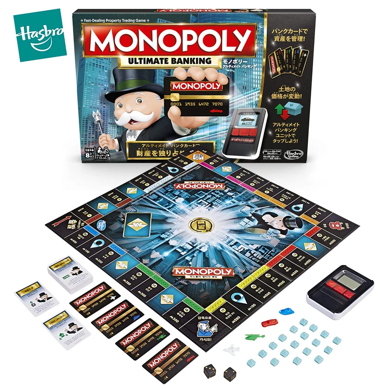 Hasbro Monopoly Games Kinderen Elektronische Banking Serie Board Games Voor Party Educatief Tafel Game Kid Speelgoed Voor Kinderen - AliExpress