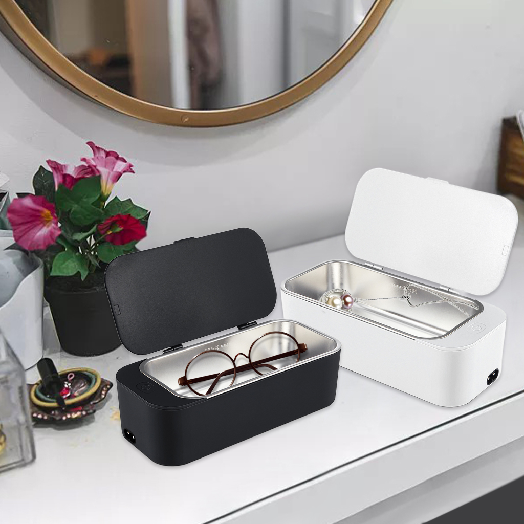 Handheld Ultrasonic Cleaner Small Scale Household Jewellery Watch Eyeglass Cleaning Box