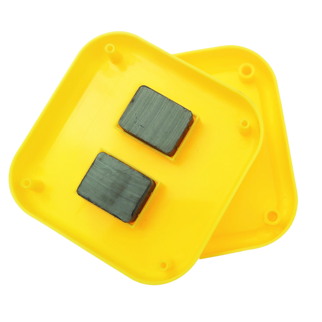 8.5cm Square Magnetic Pin Cushion Pincushion Sewing Needles Holder Organizer for Crochet Hooks Paper Clips Nails Screws Storage