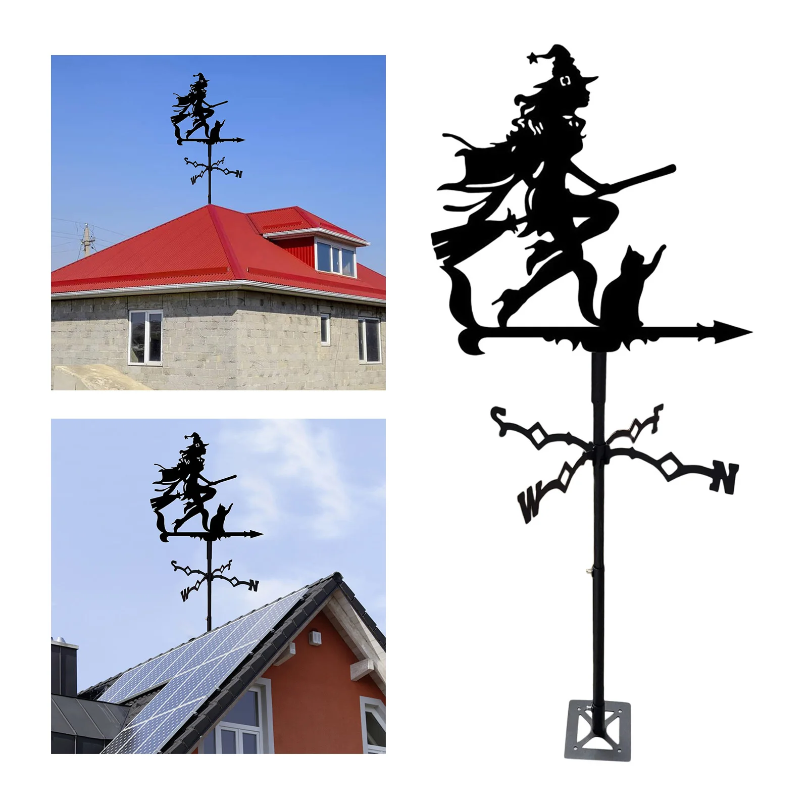 Estacas decorativas e giradores de vento