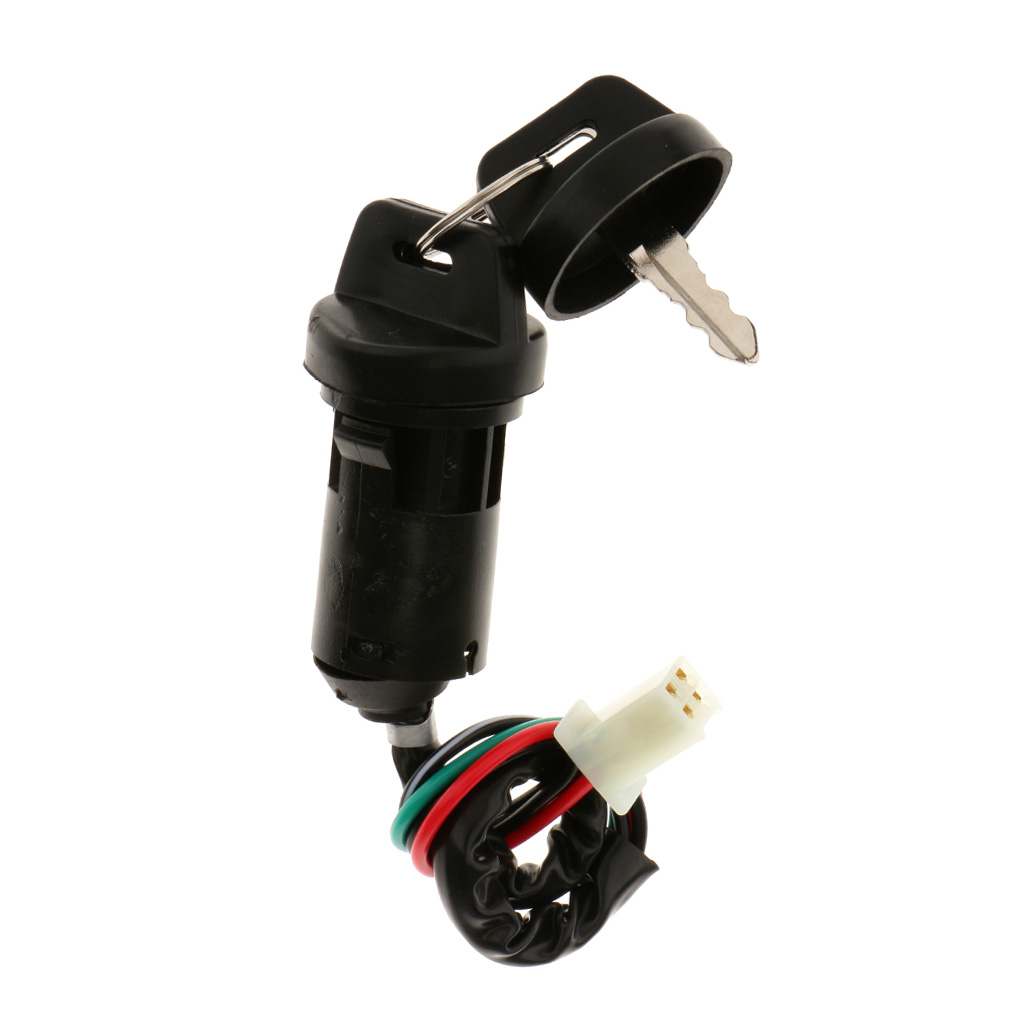 Ignition Key Scooter ATV Moped Kart Electric Motor on Off Switch Lock & Barrel
