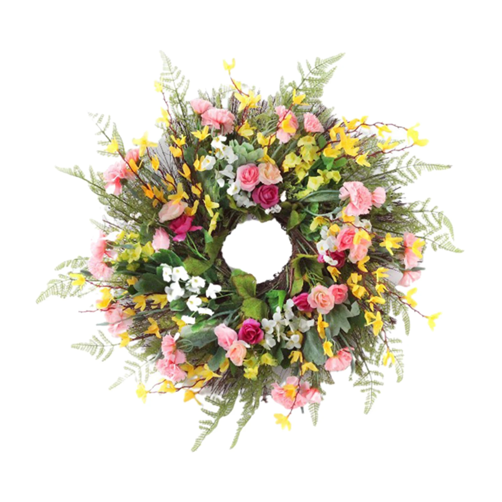 Wedding Decoration Wreath Flowers Wreath Artificial Flower Home Door Decor Party Wall Ornament