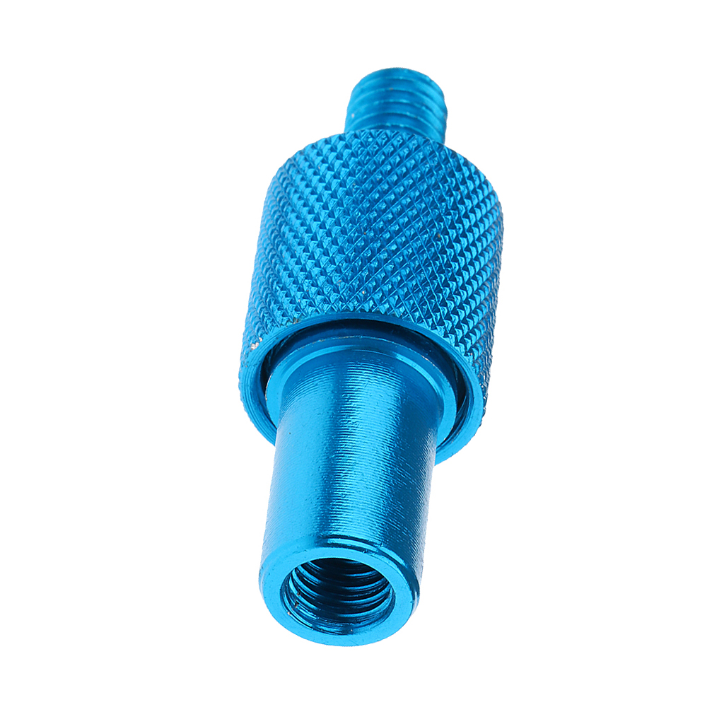 Aluminium alloy 8mm Fishing Rod Pod Connector Net Head Adapter Quick Release Adapter Connector Refit Parts