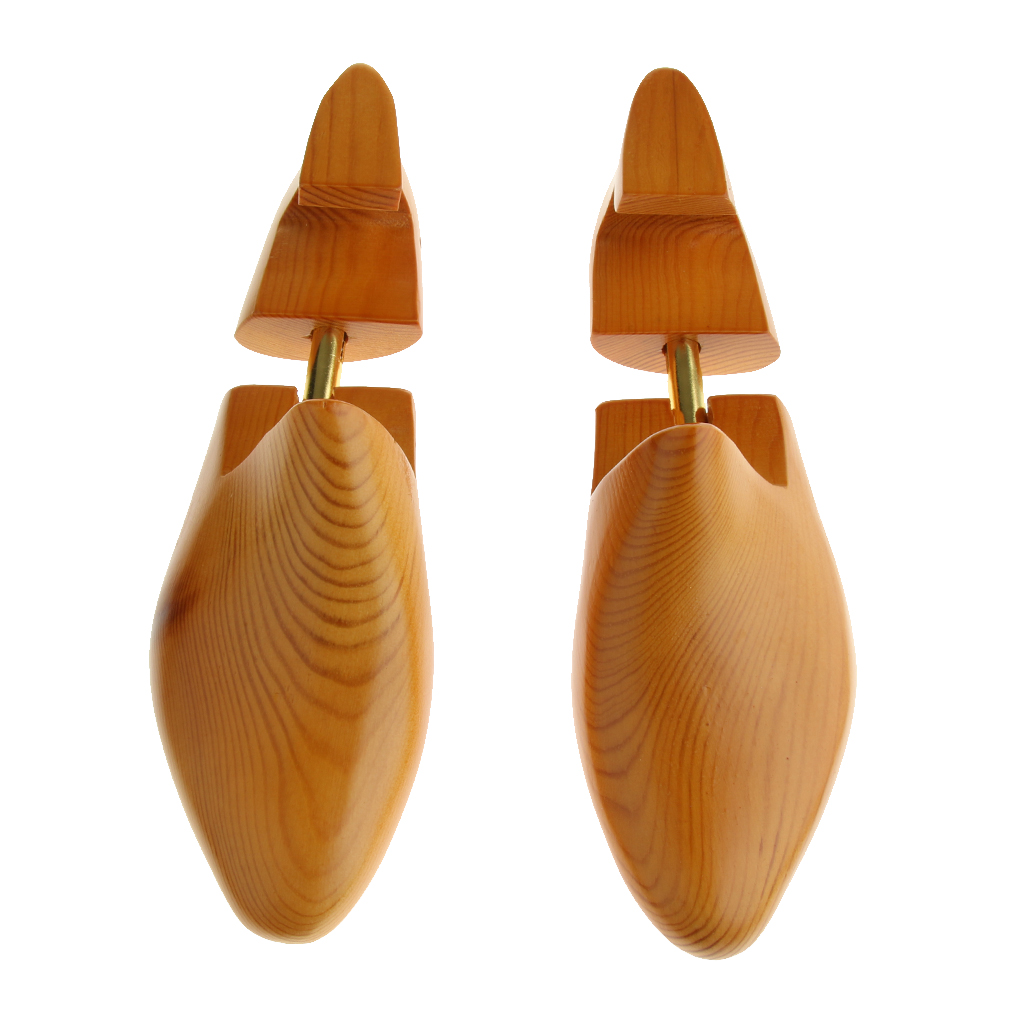 1Pair   Womens   Mens   Adjustable   Cedar   Wood   Shoe   Tree   Holder   Shoe