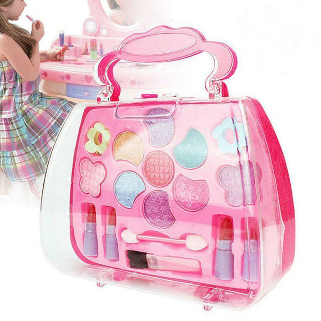 Toys Kids Traveling Pretend Play Kit Carrying Case Toy Set Beauty Set Gifts