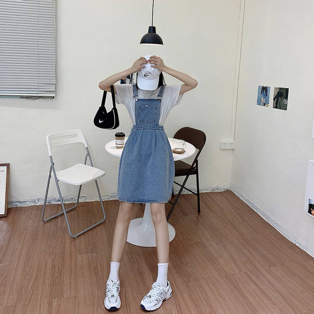 女性のためのユニークなデニムサマードレス,エレガント,シンプル