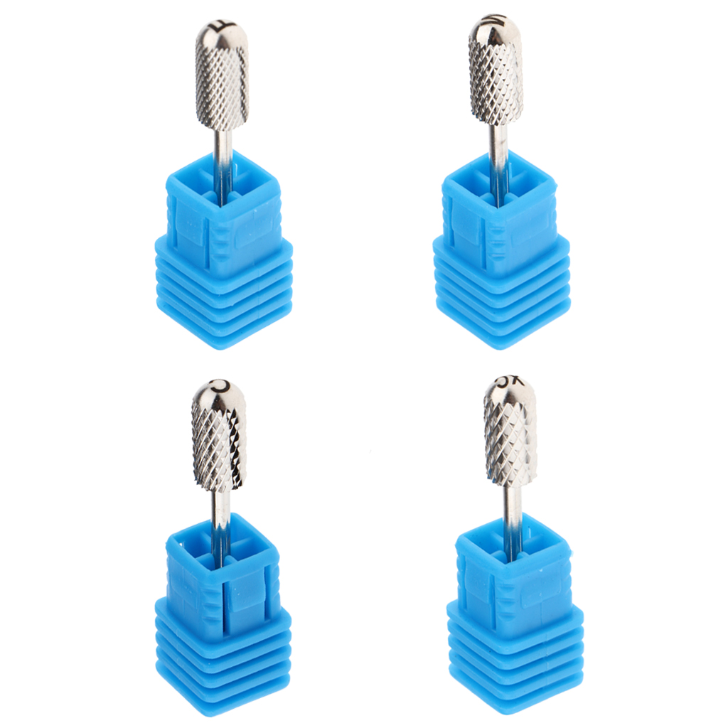 Girls Boys Cuticle Clean Nail Drill Bits Set False Nail Remove Drill Bit Kit