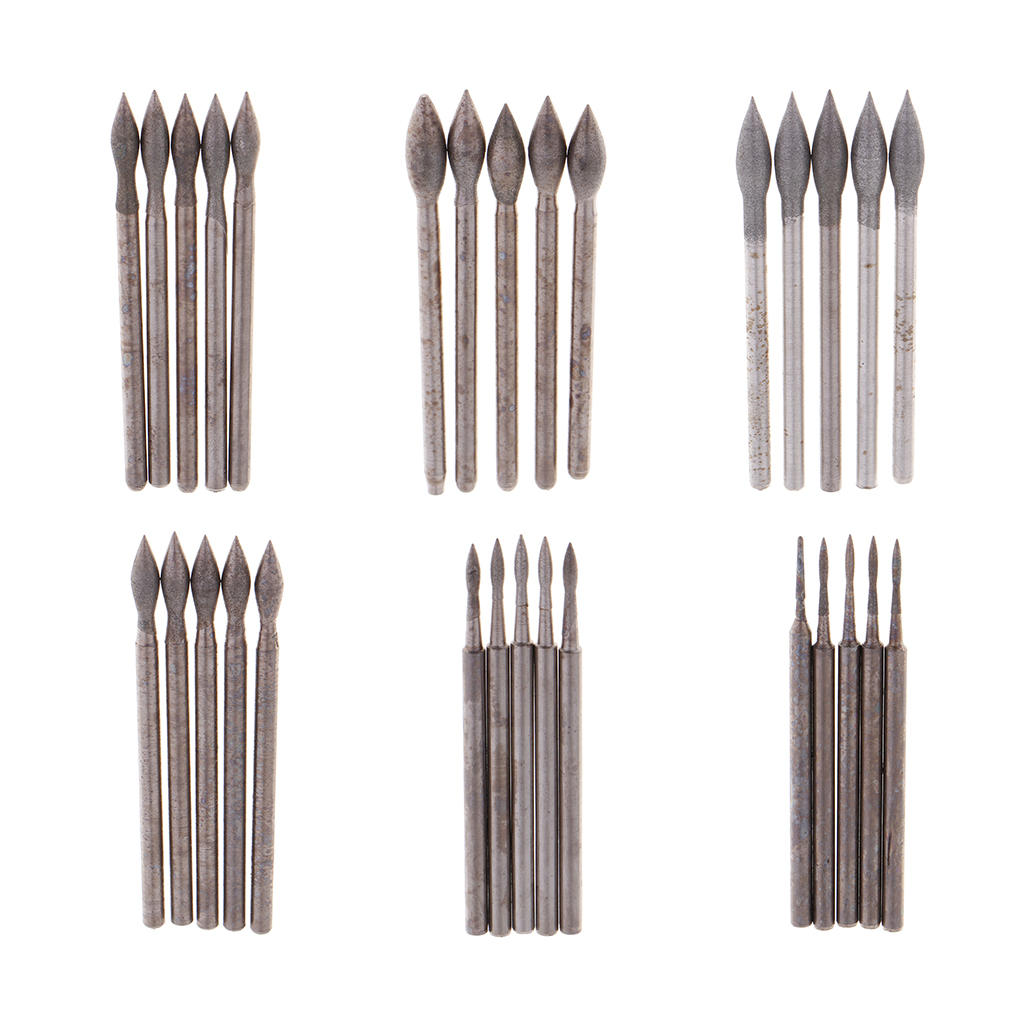 5pcs Adamas Grinding Head Jewelry Making Fine Finish Tools -Rotary Grinder Polisher Accessory -9 Styles