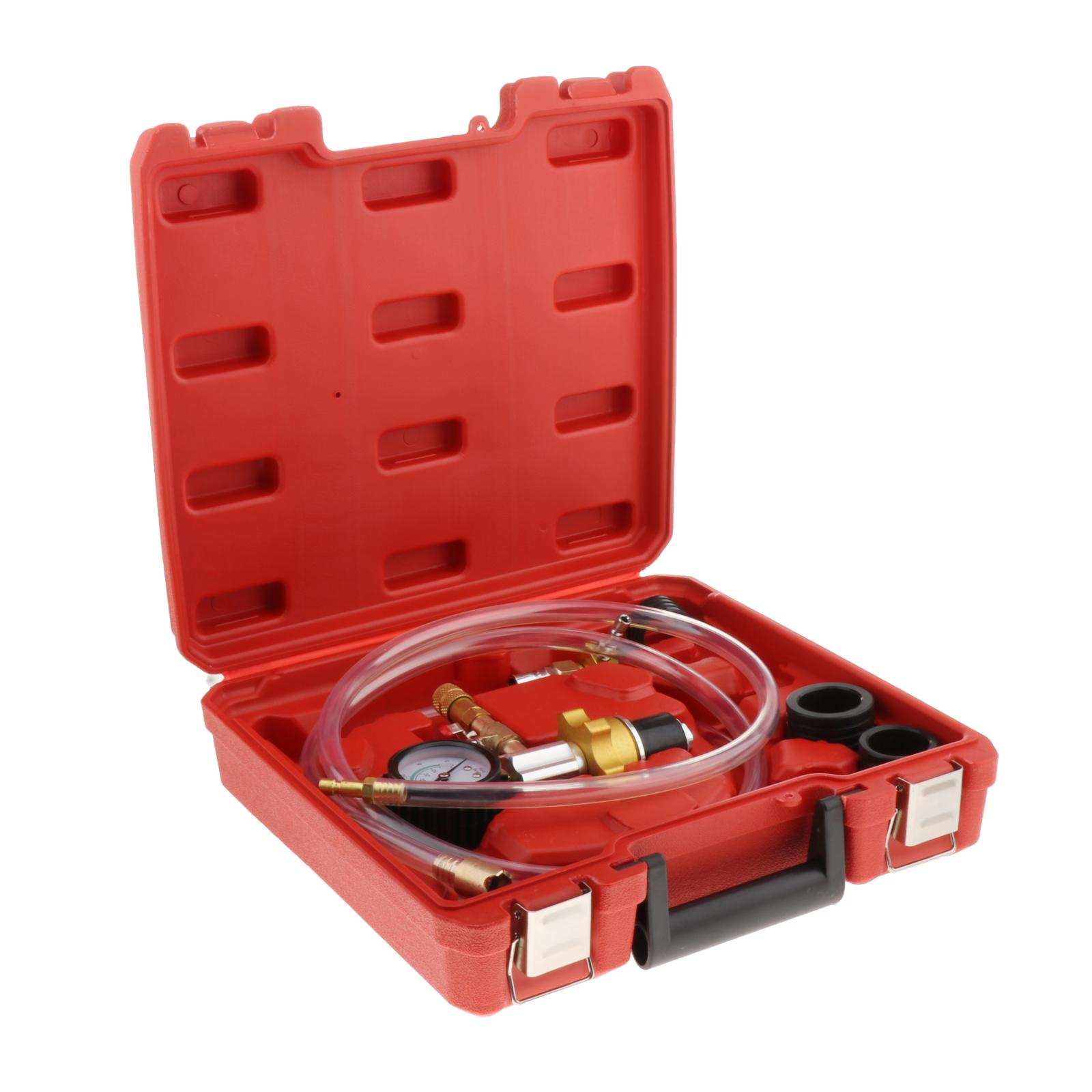 Engine Vacuum Cooling System Radiator Coolant Refill Purge Tool Gauge Kit, Easy to Operate Car Repair Tools