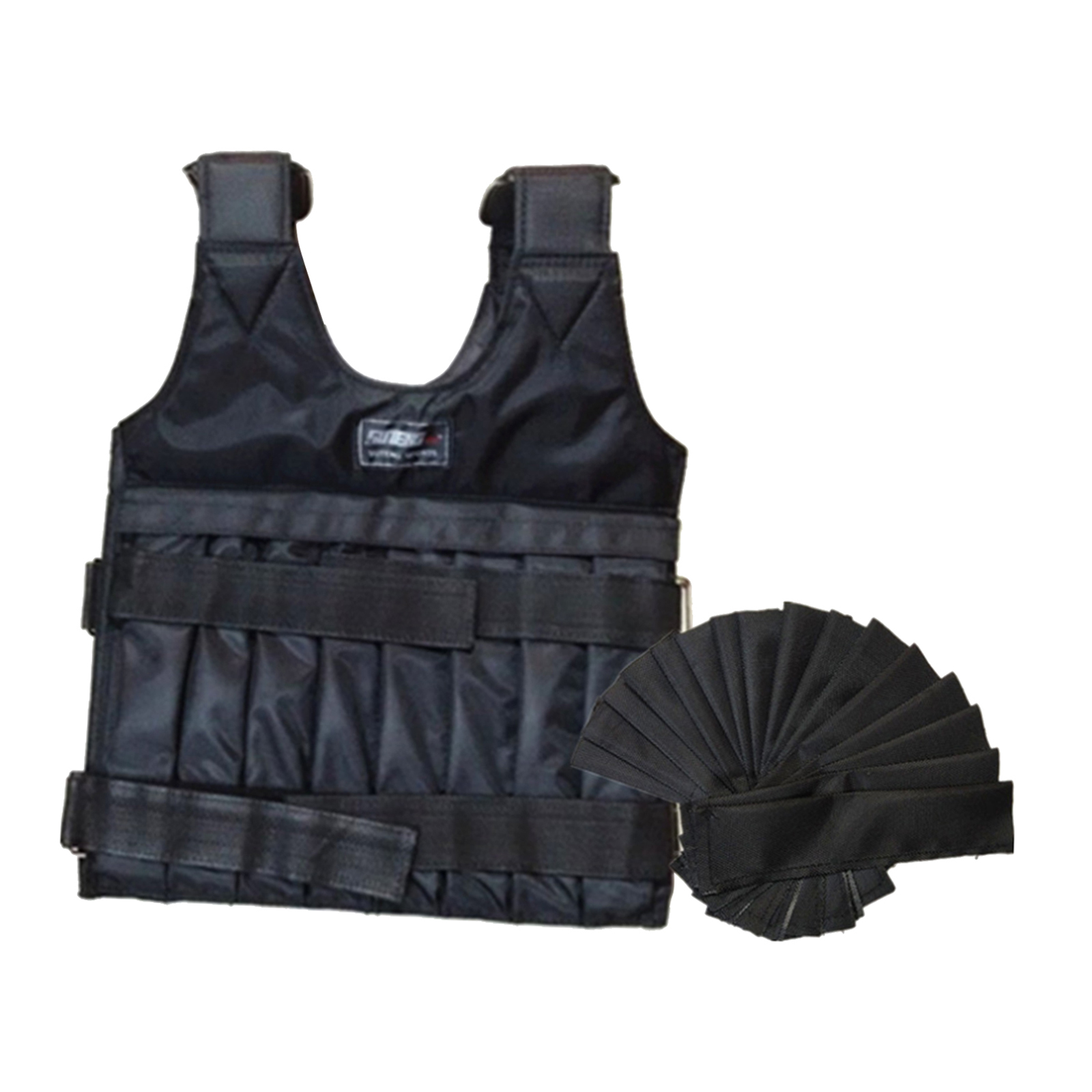 20KG Weighted Vest For Boxing Weight Training Workout Fitness Gym Equipment Adjustable Waistcoat Jacket Sand Clothing