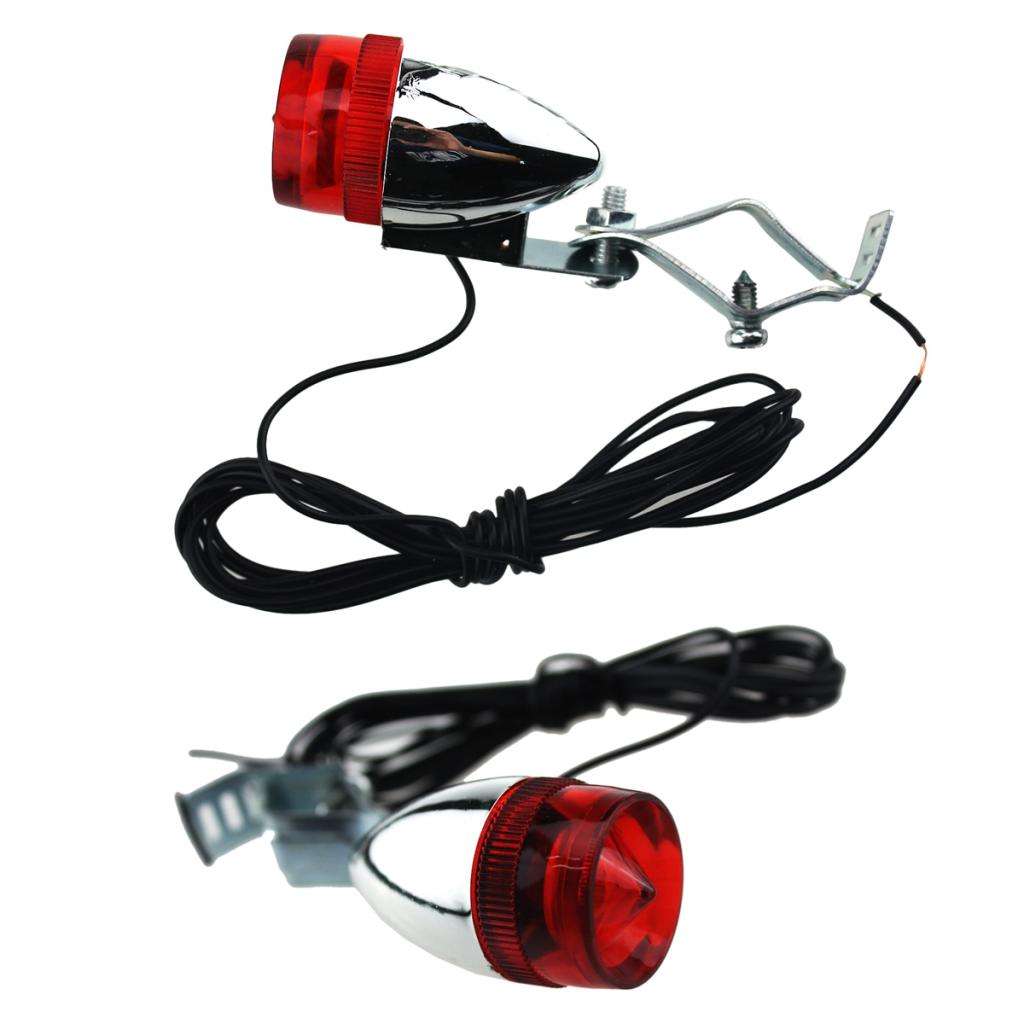 1 Set 12V 6W Dynamo Headlight & Tail Light Kit Set Fits Bicycles Motorized Bike