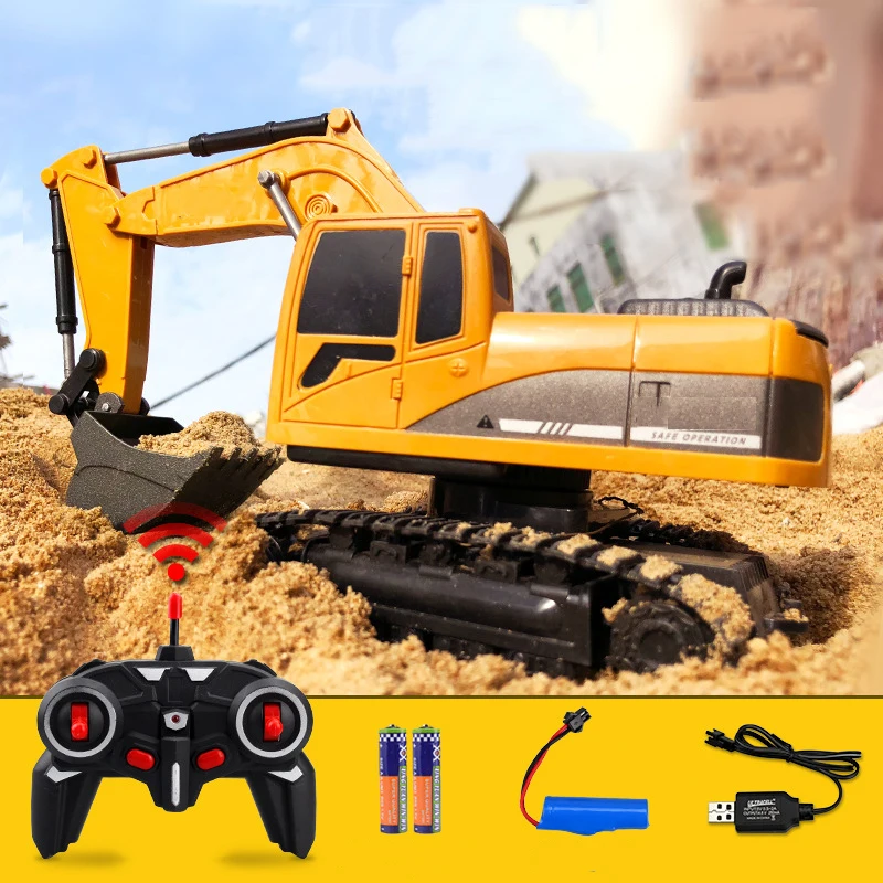 1:24 RC Remote Control Excavator Children Tractor Toy Model Gift 270 