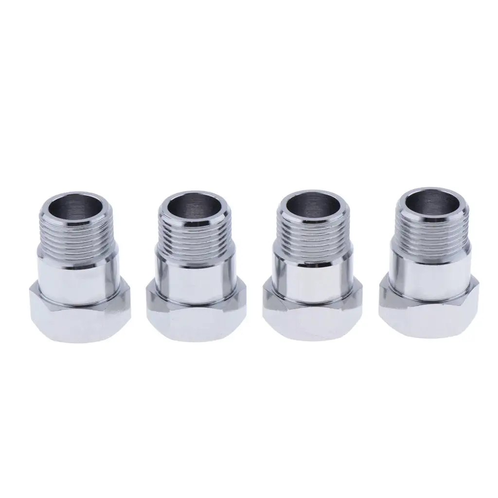 4x O2 Oxygen Sensor Test Pipe Extension Extender Adapter Spacer 7/8 Hex Head