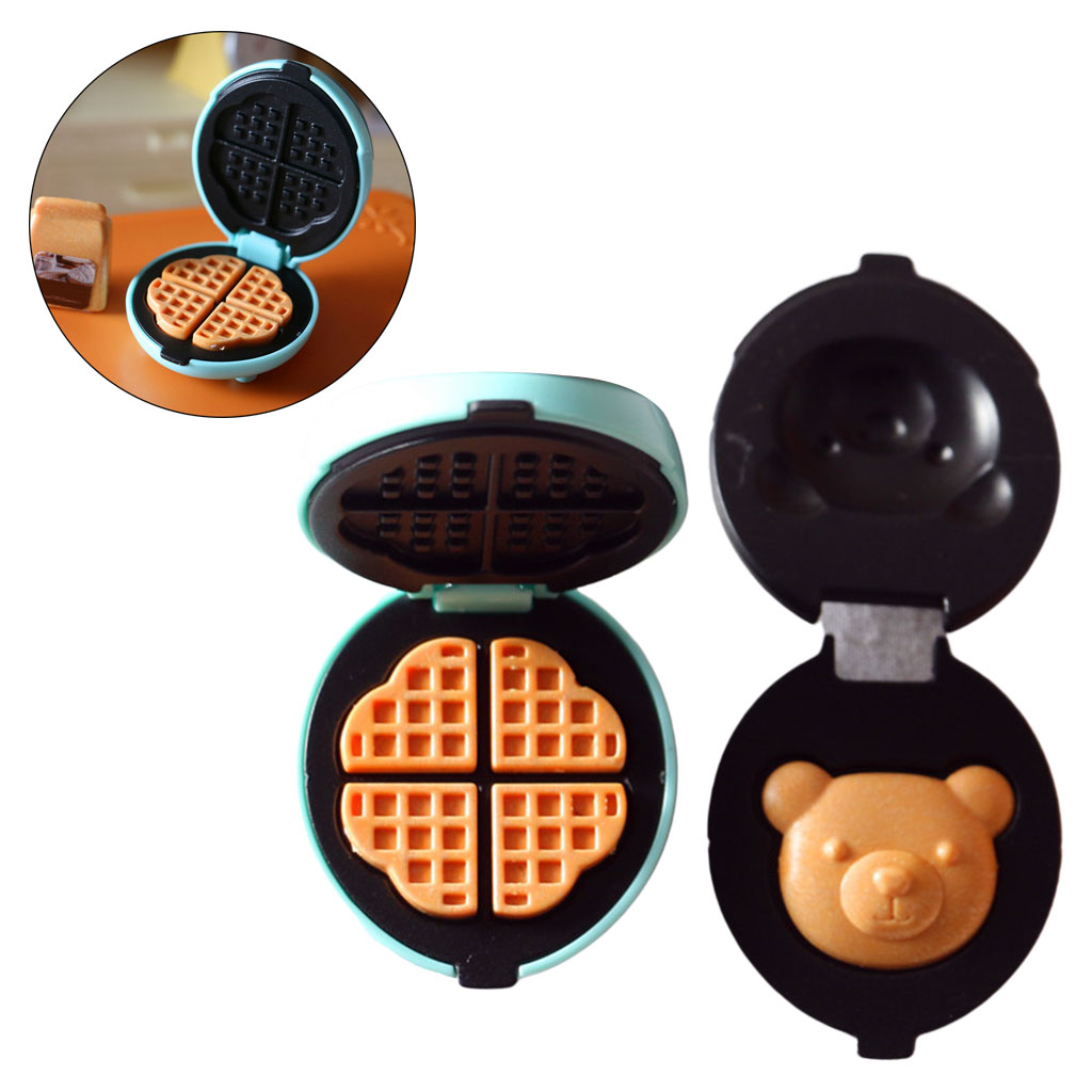 Miniature Electric Baking Pan Bread Maker for 1/6 1/12 Doll House Playset
