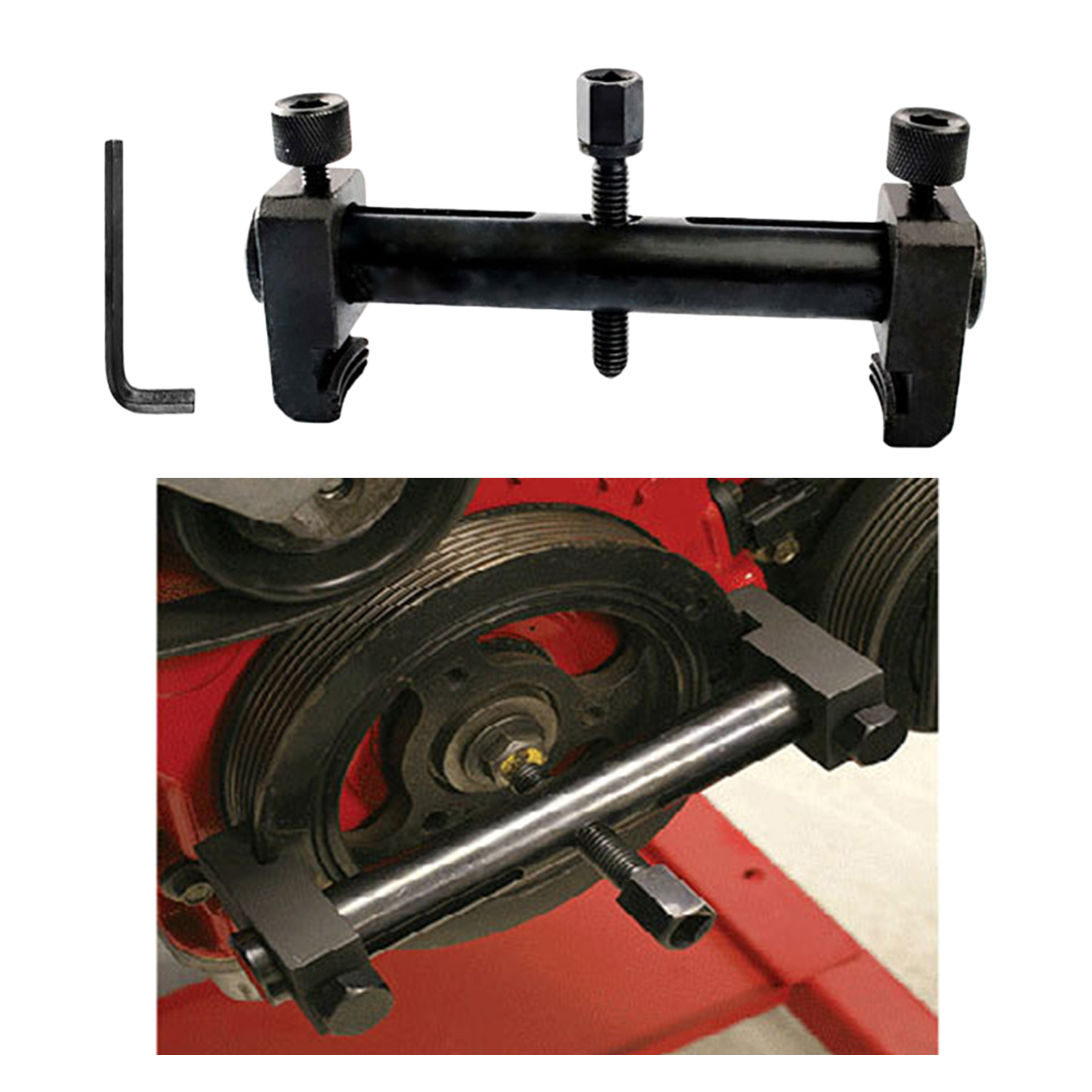 Two Jaw Bearing Gear Puller Remover Hand Tool Removal Accessories Black