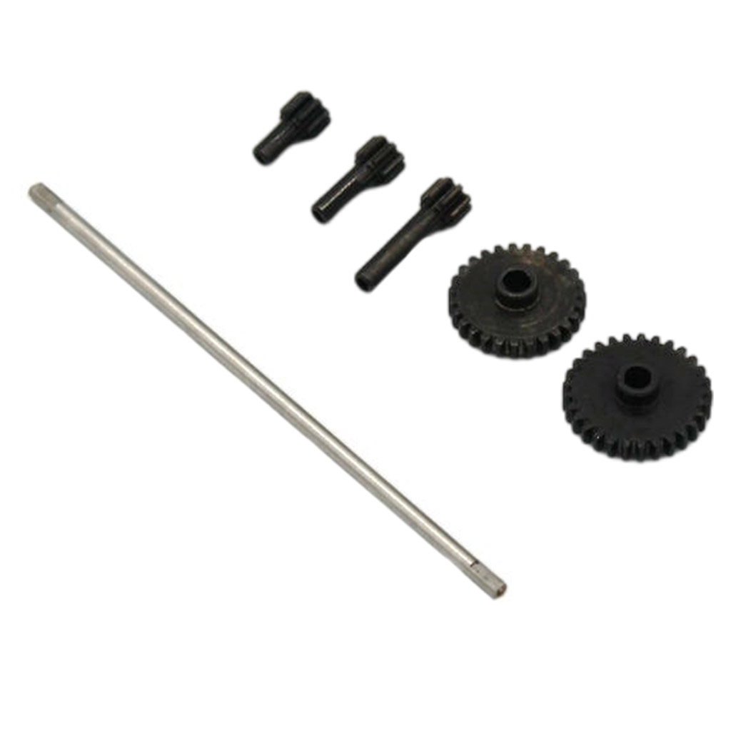 1:28 Scale RC Steel Reduction Gear & Front and Rear Drive Gear for Wltoys K989 K999 Modle Vehicle Car