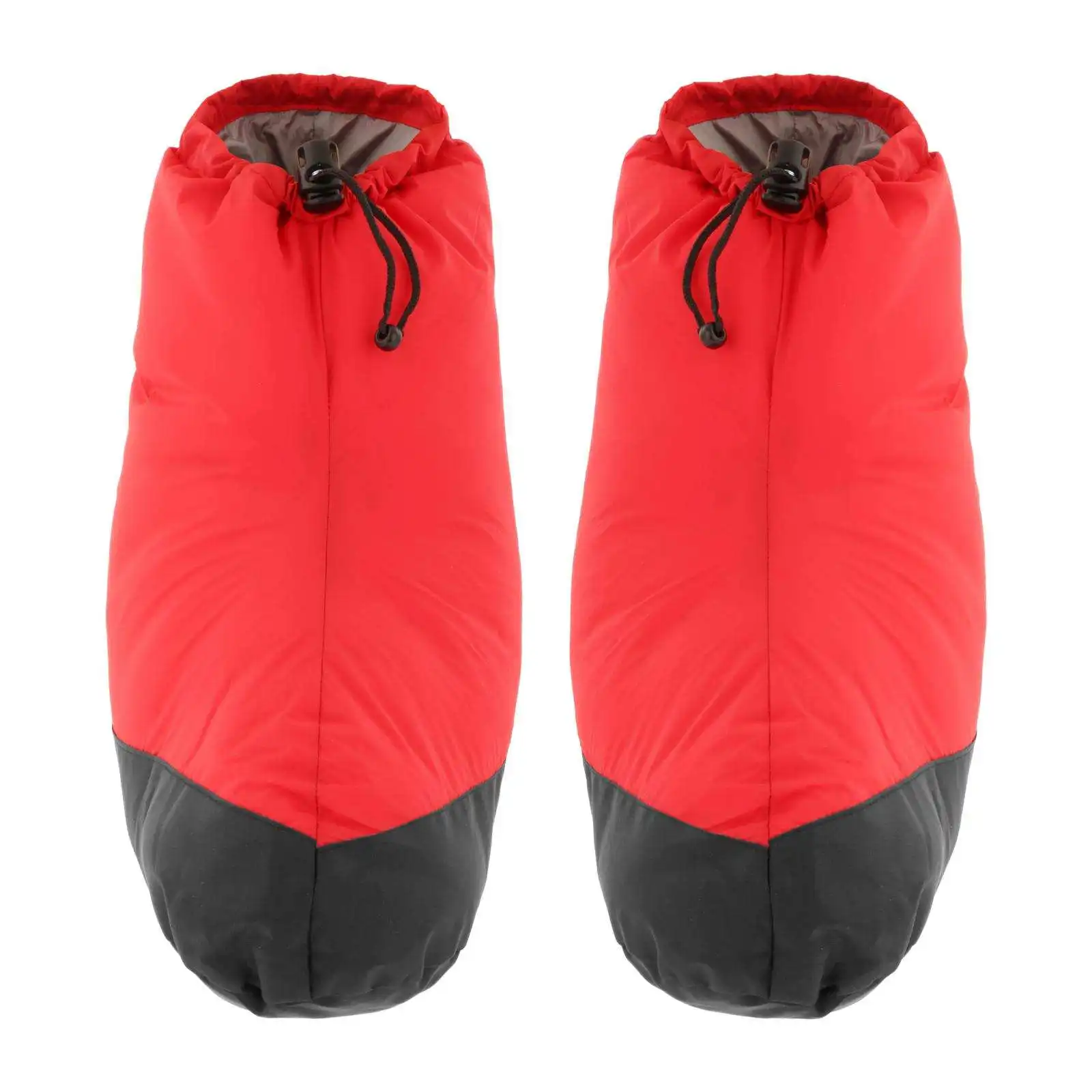 Down Booties Water-Resistant Warm Ultralight Winter Down Filled Slipper Boots Socks Slippers for Backpacking Camping Outdoor