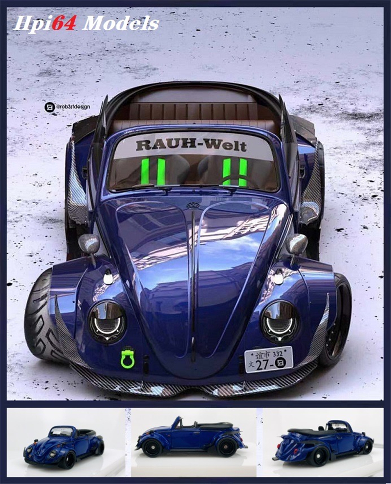 1/18 Widebody VW Bus JPS RWB