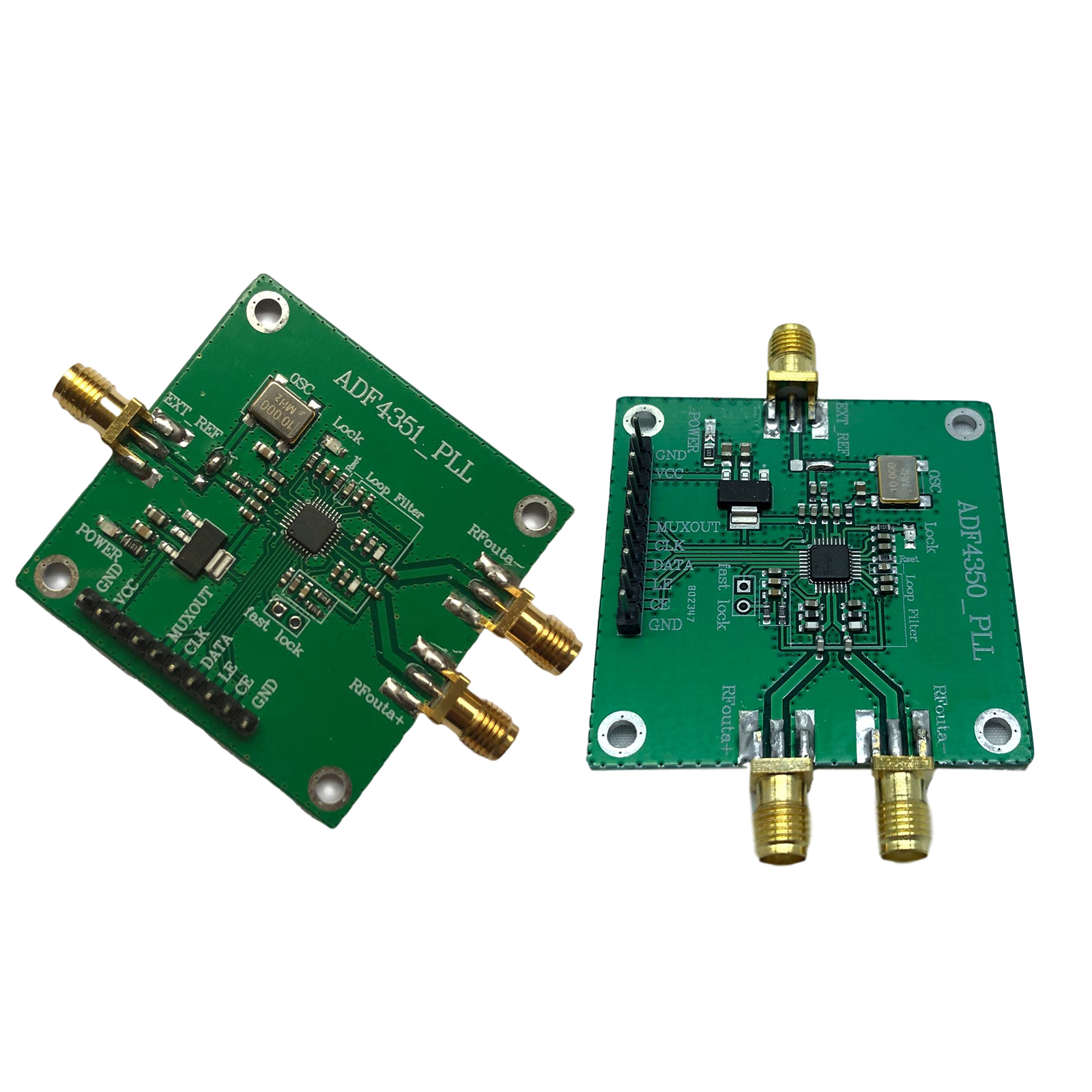 Development RF Signal Source Phase Locking Loop Board Signal Module SMA Female Head 137MHz--2.2GHz 35MHZ---2.2GHz Analyzer