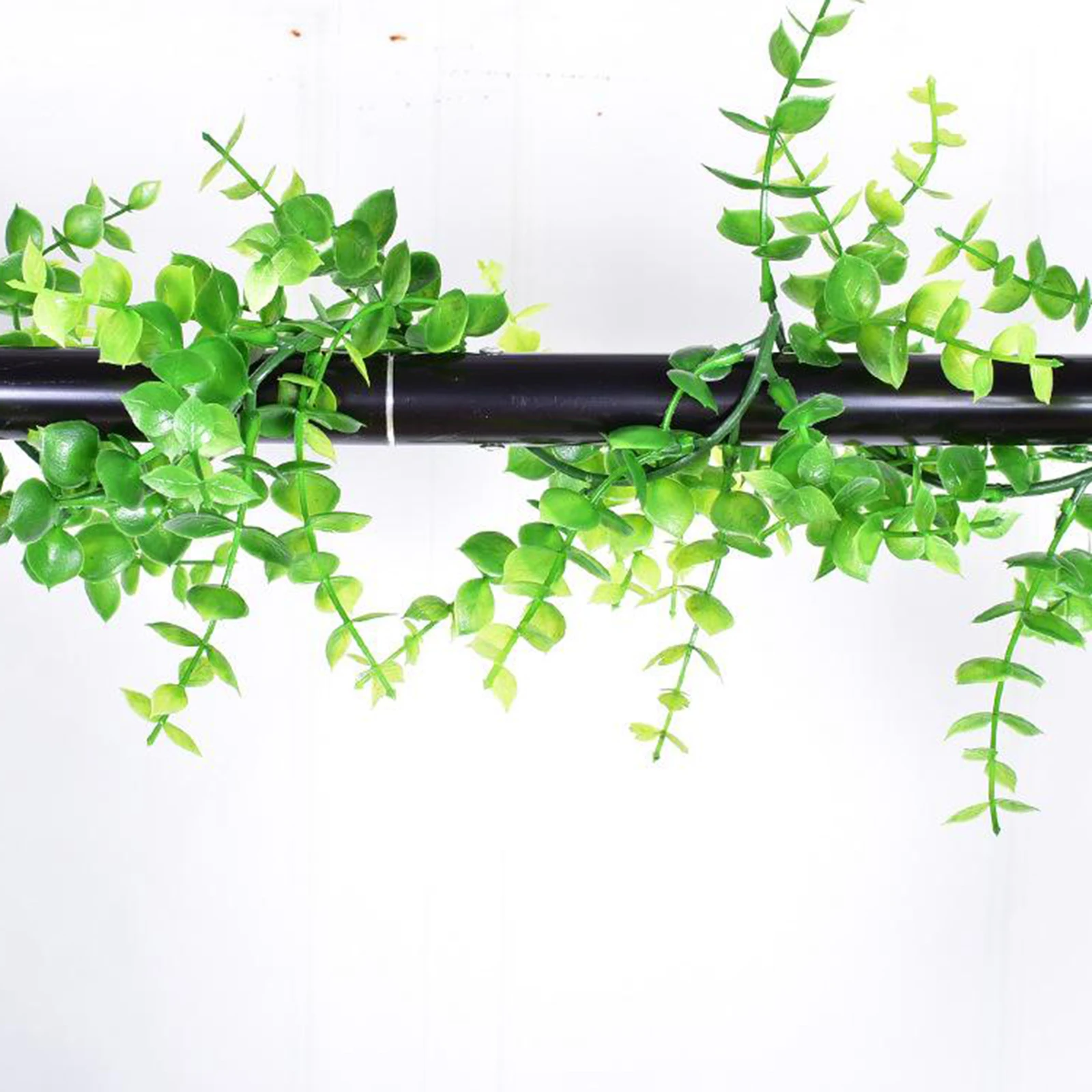 Artificial Eucalyptus Greenery Vines Hanging Plant for Wedding Powder Green