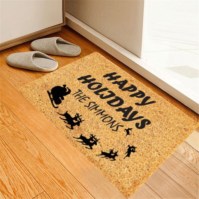 Christmas Door Mat Outdoor Welcome Mat for Front Door, Merry Christmas  Doormat Non-Slip PVC Mat, 24x16 inches Winter Doormat - AliExpress