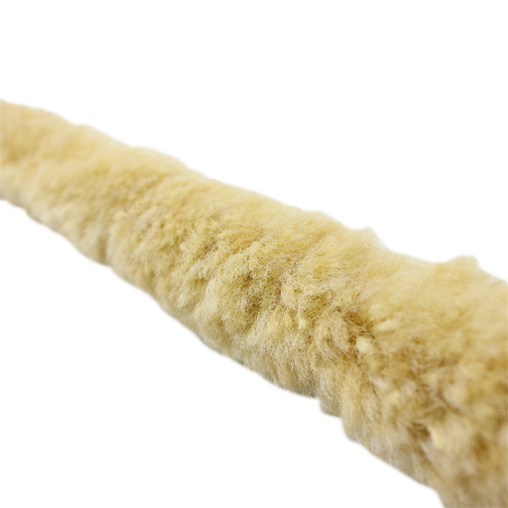 Yellow Durable Cleaning O-fibres Brush Cleaner Pad Saver For Tenor Saxophone
