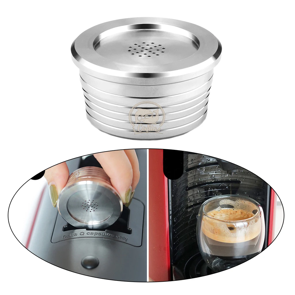 Stainless Steel Coffee Cup Filter Pod Holder Set 20ml for Delta Q Machine