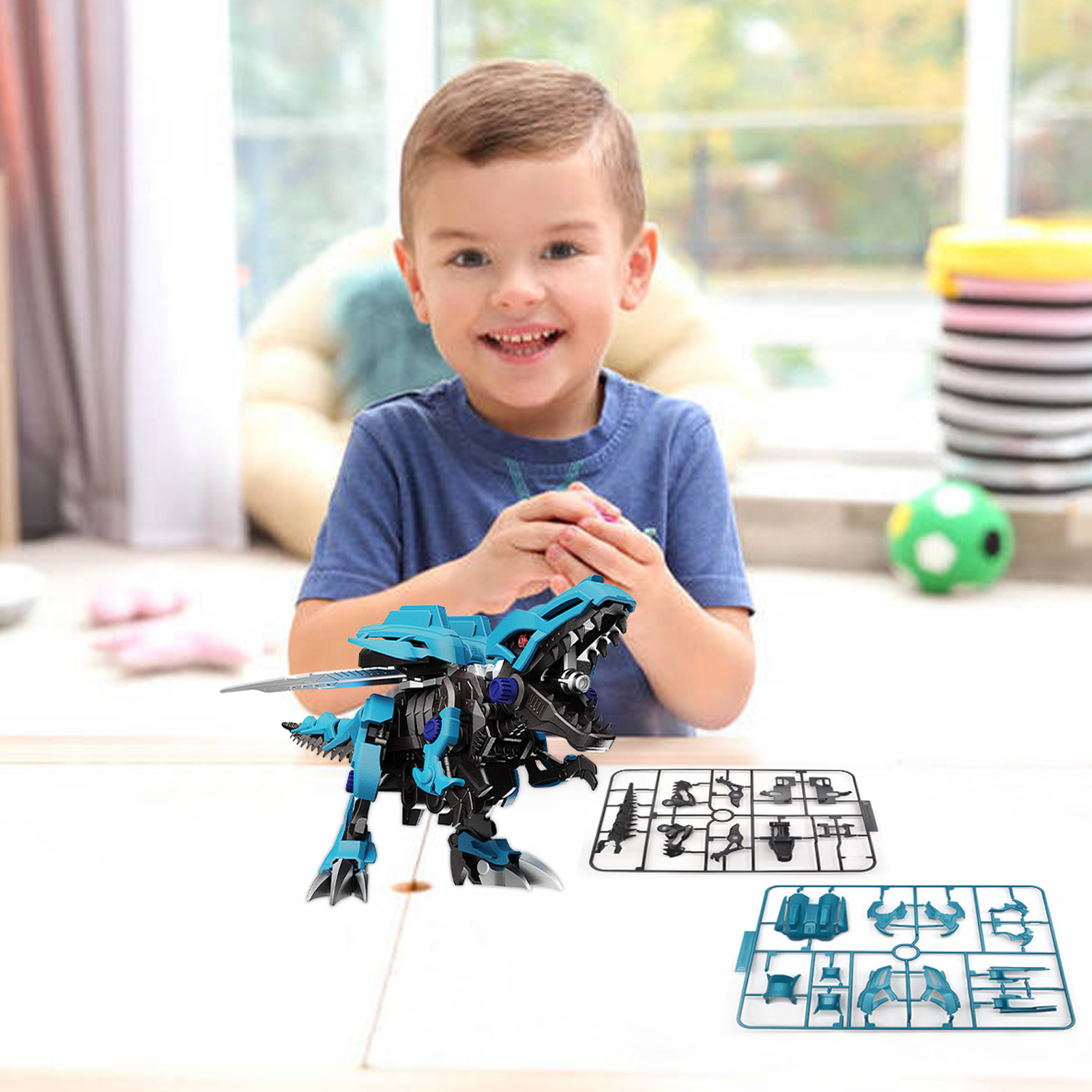 Jogo de Construção de Fósseis de Dinossauros para Crianças Blocos de Dinossauro Brinquedos para 6 + Brinquedos Criança Pensamento Criativo Educacional Caule para 6 + Kit 8 Brinquedos e hobbies