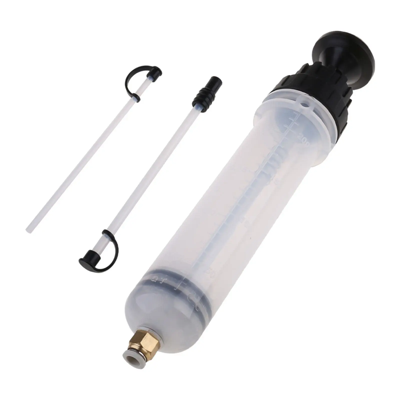 0.21Qt. 200ML Automotive Oil Fluid Extractor Filling Syringe Manual Pump