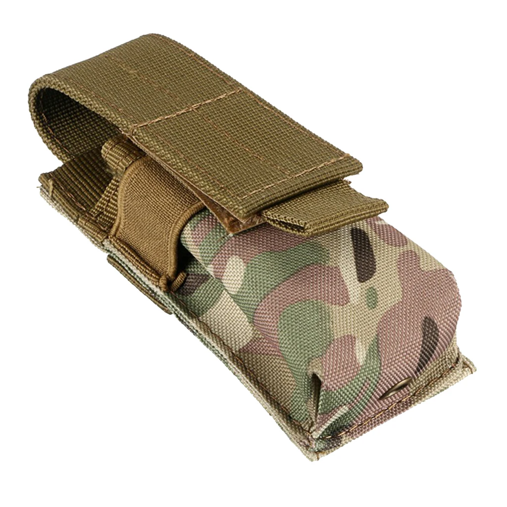 12 x 5.5 x 4cm Waterproof Nylon Tactical Military Flashlight Torch Belt Holster Holder Pouch Batter Bag