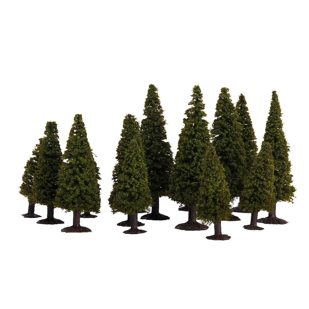 Harilla 15x Modelo Verde Cedar Trees Wargame Disposición de Paisaje 2.4-4 con Caja PV 