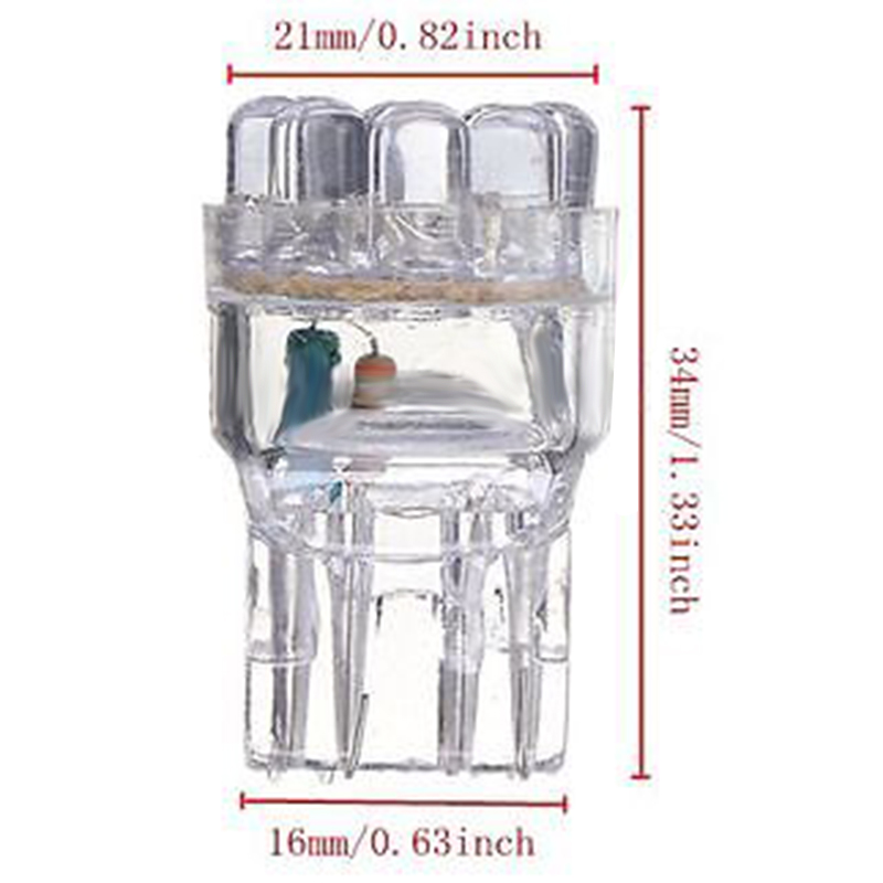 New Arrival 2pcs T20 7443 7440 9LED Car LED Brake Light Bulb Auto Stop Rear Turn Signal Light Lamp