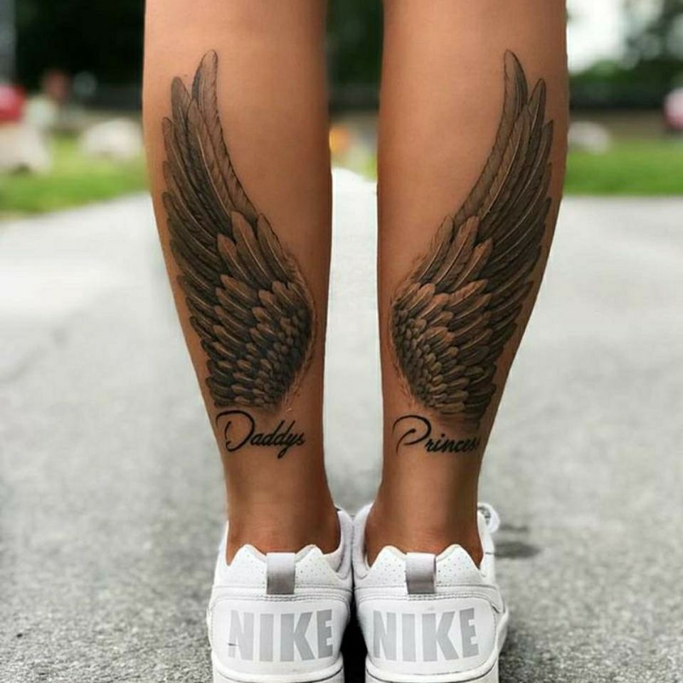 Best of 2PCS The Angel&#039;s Wing Temporary Tattoo Stickers For Men Women Leg Arm Body Art Temporary Tattos Waterproof Flash Decals Tatoos Reviews & Tips