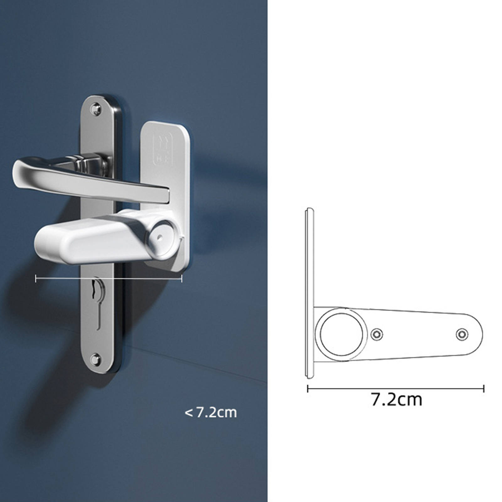 Child Handles Door Lever Lock Adhesive Proof Doors And Safety Tools