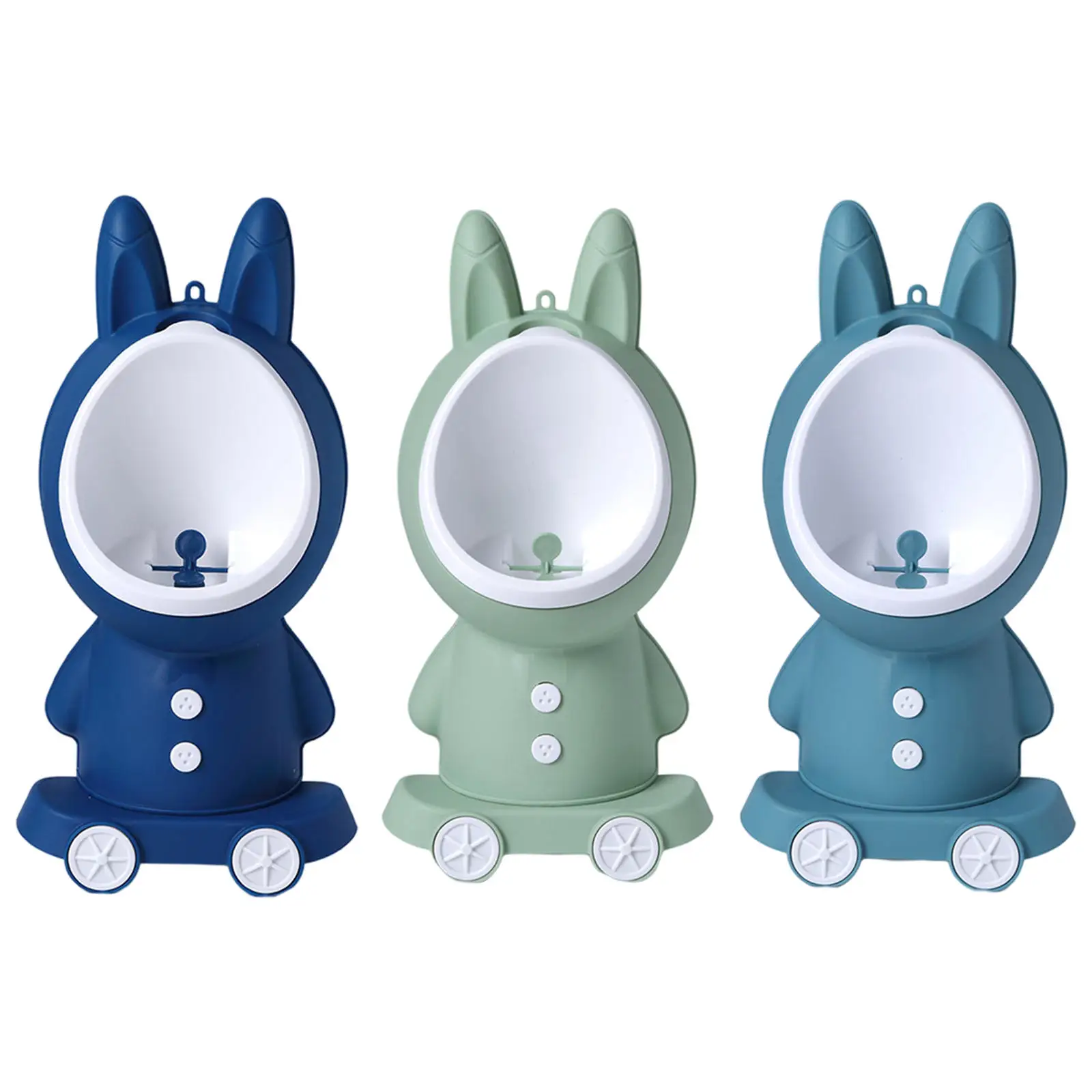 Portable RabbitPee Toilet Kids Children Standing Potty Urinal Wall Mounted Kids Baby Removable Bowl Insert