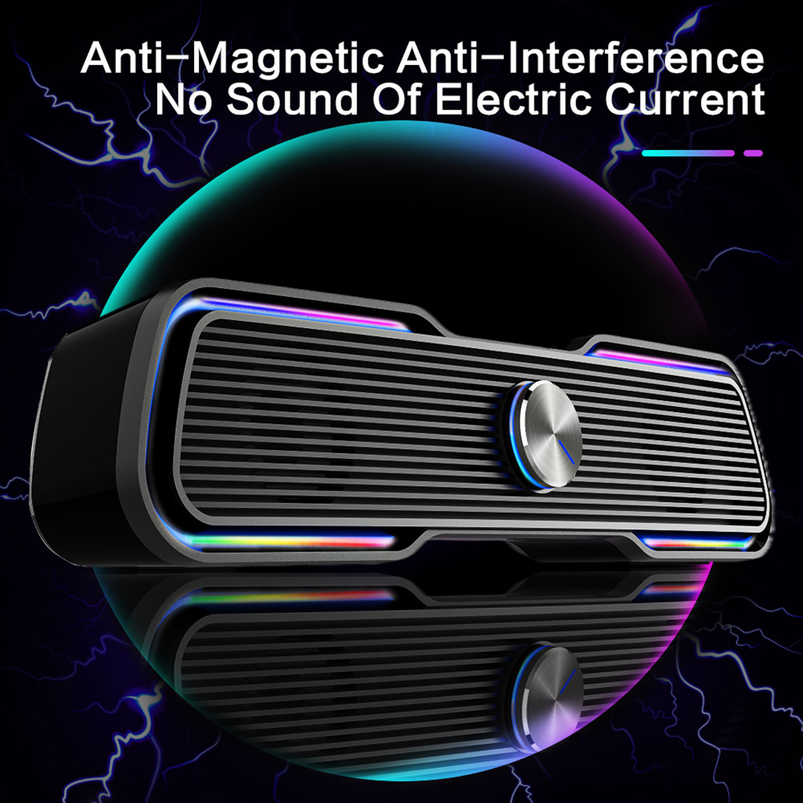 Speaker Hi-fi with Cable Volume Control Enhanced Sound Dual Channel Audio System Smart Sound Bar Gaming Speakers for Driver