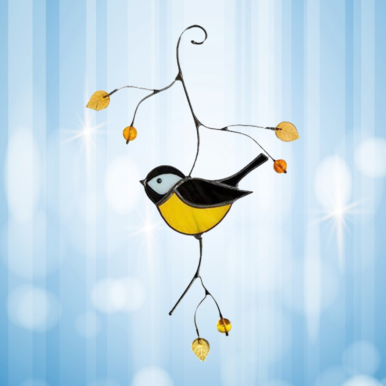 Premium Metal Keepsake Ornament Birds  Window Tree ing Pendant Home Decoration Party Accessories