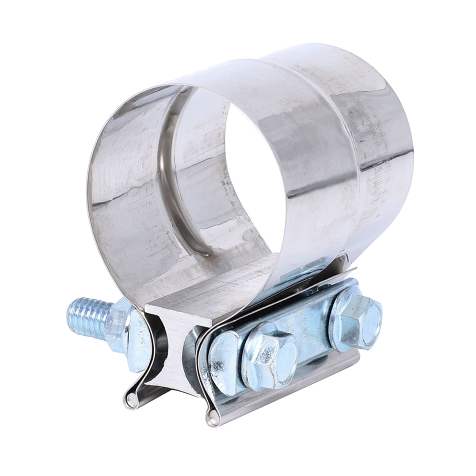 3 Inch Butt Joint Exhaust Band Clamp for OD to ID Pipes Exhaust System Connection Leakage Free Car Pipe Replacement Accessories