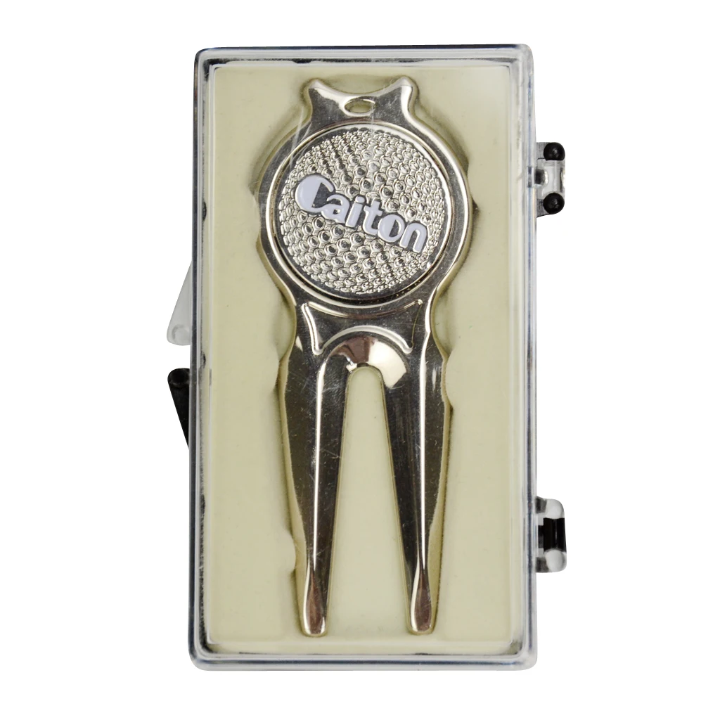 Golf Divot Repair Tool With Magnetic Ball Marker Golf Accessory Gift