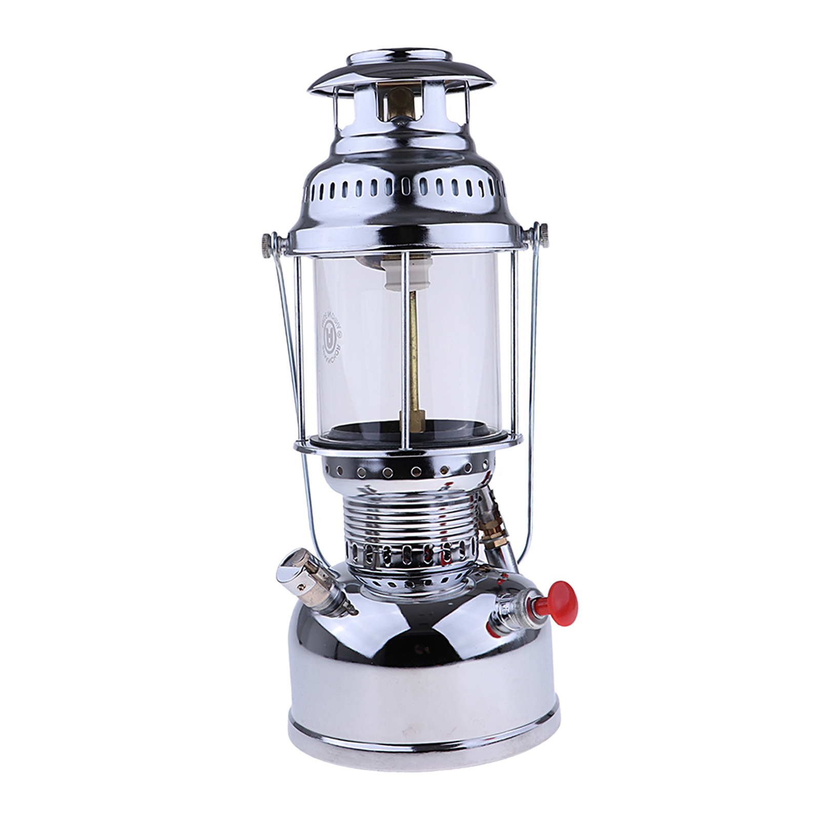 Outdoor Portable Propane Lantern Gas Lantern Steel Mantle Lantern Camping Hiking Emergencies Kerosene Lamp Table Decor