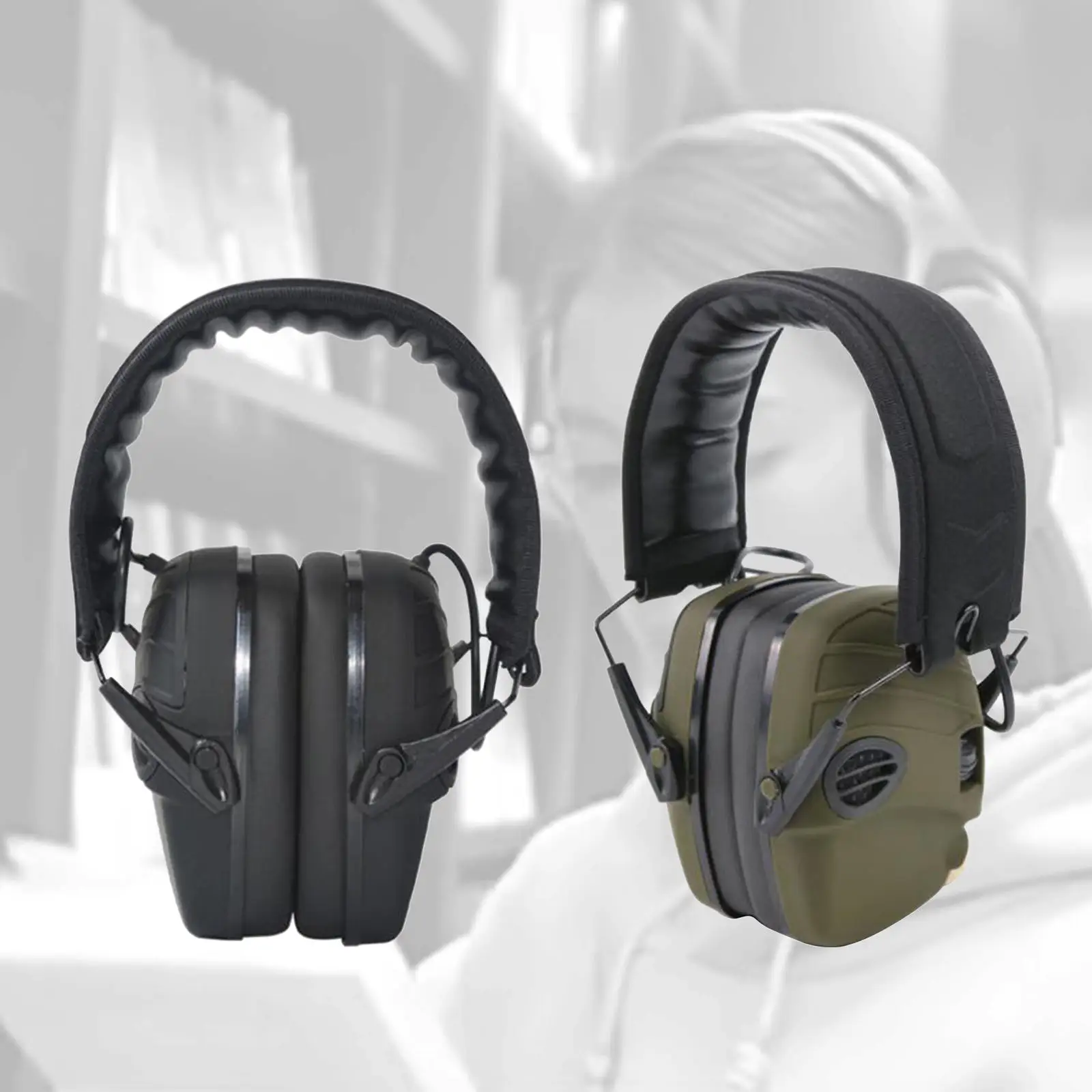 Shooting Safety Earmuffs Ear Protection Hearing Protection Foldable for Gun Range Noise Reduction Compact Headphones