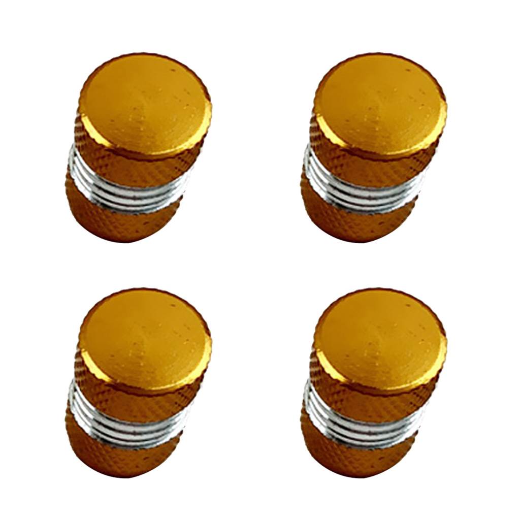 4 Pieces Aluminum Tire/Rim Valve/Wheel Air Port Cover Stems  Truck Precision Casting Technology Durable