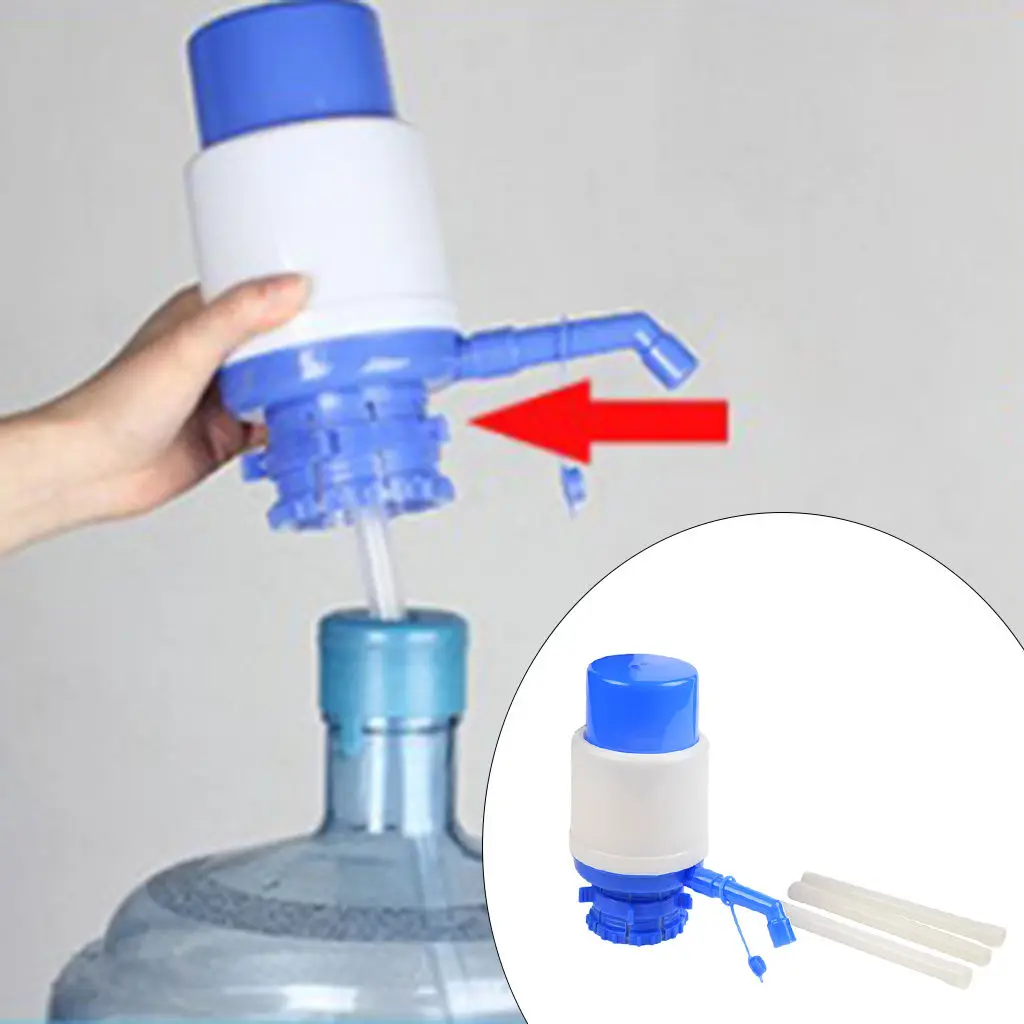 Universal Automatic Water Bottle Pump Hand Manual Drinking Water Fountain Press Pump Water Dispenser Short Tube and