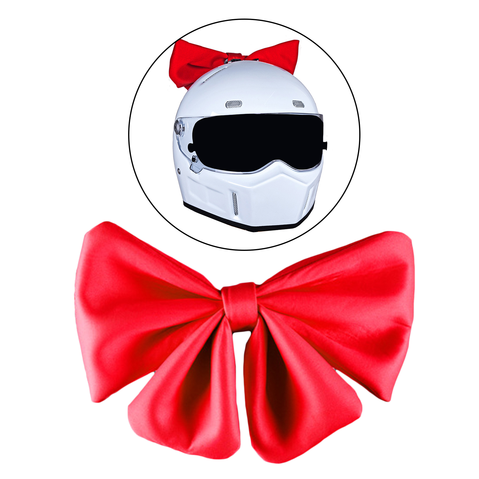 Motorcycle Helmet Butterfly Knot Motocross Full Face Off Road Helmet Decoration Accessory for Women Helmet Car Styling