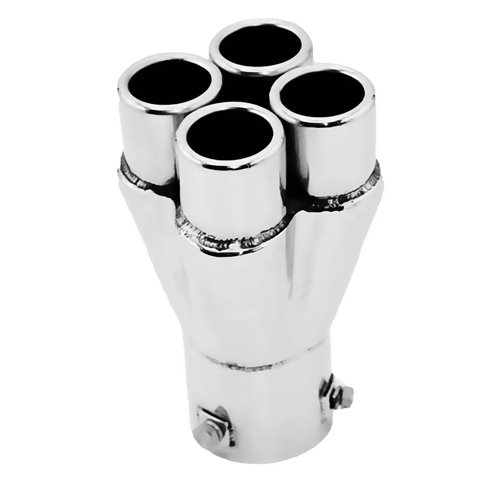 Universal 57mm 2.24`` Stainless Steel Auto Car Tail Exhaust Tips Round Muffler Pipe