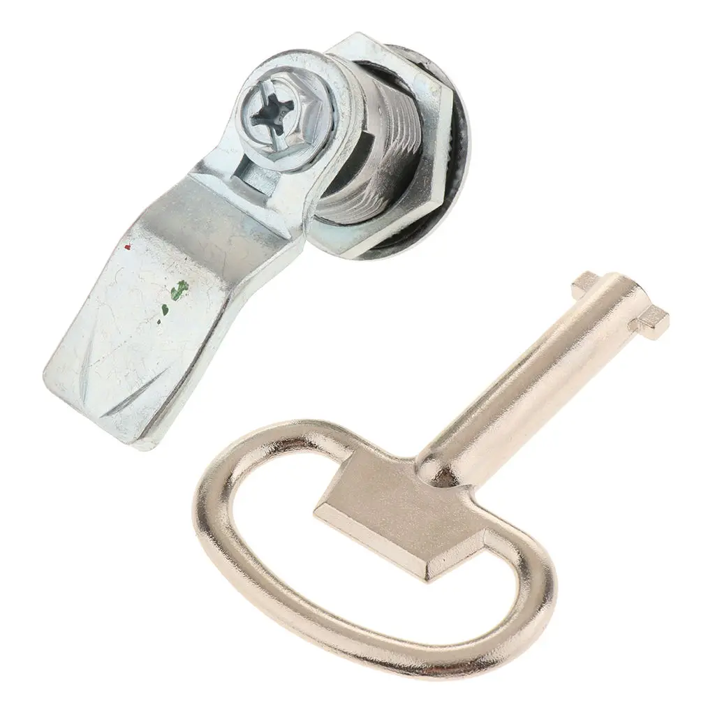 1 Pcs Cam Lock For Security Door Cabinet Cylinder Door Toolbox Drawer Shockproof Locker With 2 Keys For Boat Yacht RV Etc