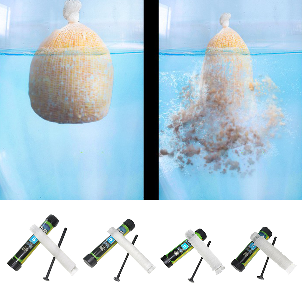 5m PVA Bags Water Soluble Carp Fishing Bait Bag 18mm/25mm/37mm/44mm
