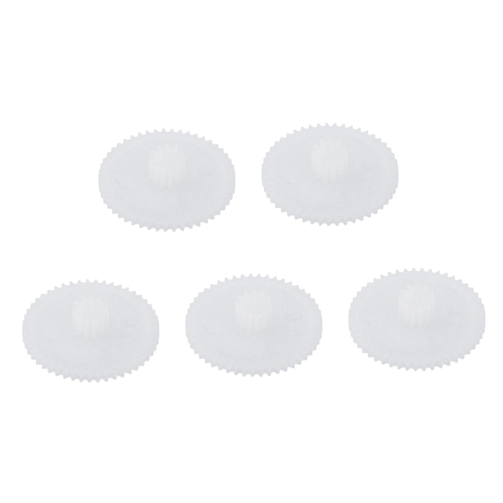 5pcs White Plastic Gears Module Accessories Set for E99 Drone DC Motor DIY Model Toys Replacement