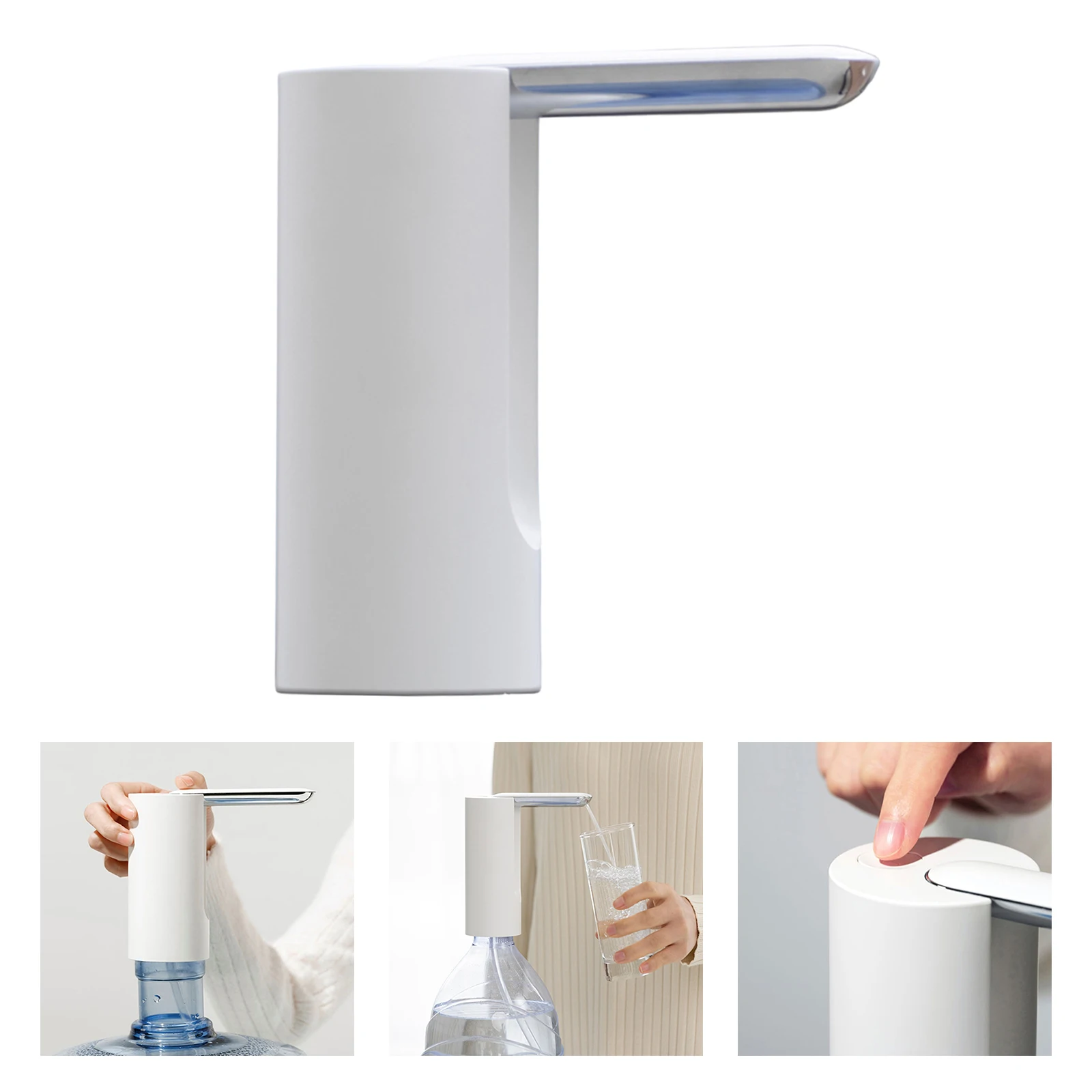 Foldable Water Dispenser Automatic Drinking Water Bottle Pump for Camping